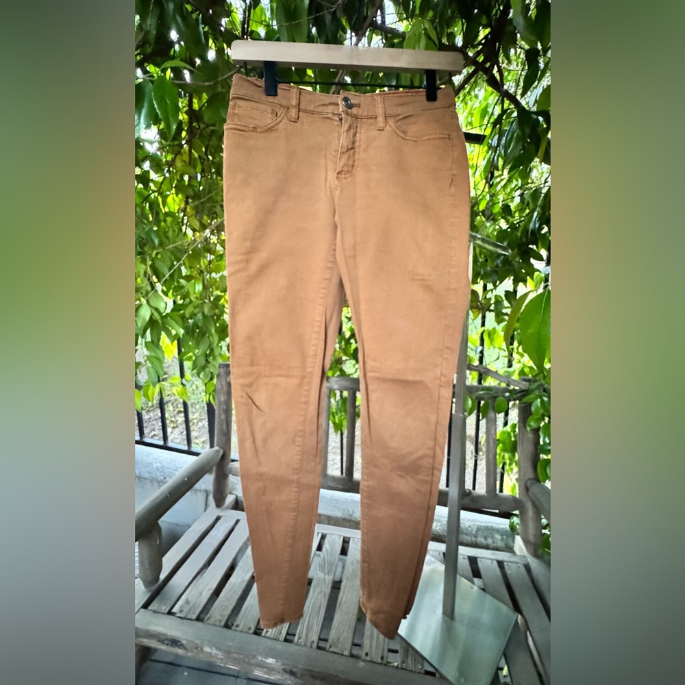 TNA Warm Caramel Brown Skinny Jeans - Size 2